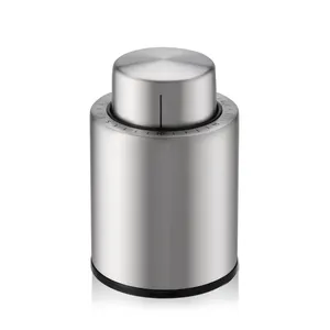 Silver Red Wine Closure Bottle Wine Vacuum Stopper Air with Time Record