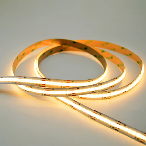 Bande lumineuse LED COB RGBCCT haute densité 24V 5 en 1 RGB CCT flexible sans points, ruban réglable en blanc RGB changeant de couleur pour la décoration de la pièce - Product Image 1