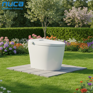 Nuca One Piece Intelligent <span class=keywords><strong>Wc</strong></span> Commode Toilet Bowl Automatic Smart Toilets - Product Image 1