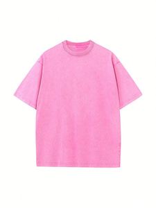 Camiseta de Manga Corta con Cuello Redondo para Hombre, Diseño Moderno con Solapa, Tejido de Poliéster/Algodón, Corte Regular - Product Image 5