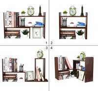 Desk Organizer Desktop Shelf Adjustable Countertop Bookshelf Small Table Shelves Book Organizer Office Organization for Desk