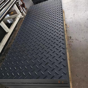 Tapis de protection au sol en polyéthylène haute densité (HDPE) ZSPE 4x8 à double face avec motif <span class=keywords><strong>diamant</strong></span>é pour équipement lourd - Product Image 6