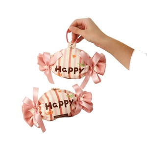 Bolsas de Regalo de Algodón Premium de Nuevo Diseño con Cordón, Caja Vacía, Lazo y Cinta para Cumpleaños de Bebé, Fiesta de 100 Días, Bolsas de Dulces para Fiestas Temáticas - Product Image 1