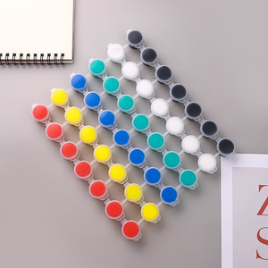 <span class=keywords><strong>Precio</strong></span> barato de fábrica al por mayor <span class=keywords><strong>pintura</strong></span> acrílica 3mlx12colors Strip Paint Set <span class=keywords><strong>para</strong></span> lienzo papel vidrio - Product Image 1