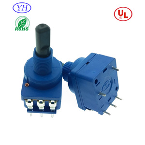 Potenciómetro con interruptor de presión UL WH118 50K 100K 470k 500K 560K 1M, potenciómetro regulador de intensidad con interruptor de 10A - Product Image 1