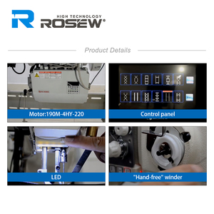 Máy may công nghiệp da, kim đôi, thanh kim xoay, dẫn chỉ kép, điều khiển chương trình Gc550-1780 - Product Image 4