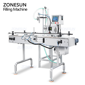 Máquina de Llenado Automática de Líquidos ZONESUN ZS-VTG25A con Bomba Magnética, Gran Caudal, para Detergentes, Aceites, Cosméticos, con Cinta Transportadora - Product Image 6