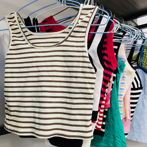 เสื้อครอปแฟชั่นเกาหลีแบรนด์แอนทีโลปสำหรับผู้หญิง เซ็กซี่ เกรด A+B น้ำหนัก 45-100 กก. บรรจุเป็นเบล เสื้อผ้ามือสองขายส่ง - Product Image 3