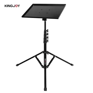 Kingjoy Tripod Laptop Proyektor Portabel, Dudukan Tripod Lampu Dapat Disesuaikan untuk Proyektor