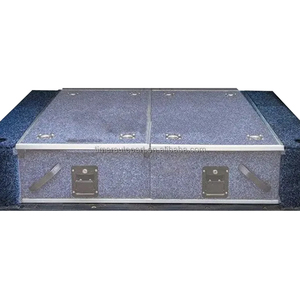 Custom di fabbrica Nissan Patrol Y61 <span class=keywords><strong>baule</strong></span> pick-up letto di stoccaggio 4x4 sistema di cassetto scivola fuori posteriore Ute <span class=keywords><strong>vasca</strong></span> - Product Image 4