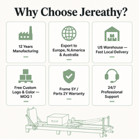 Jereathy Reformer Pilates pliable, équipement de Pilates à domicile