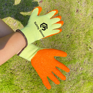 Guanti da Lavoro Traspiranti con Colla al Lattice Impregnata per Operazioni Industriali, Certificati CE, Resistenti al Freddo - Product Image 6