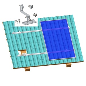 <span class=keywords><strong>Crochet</strong></span> solaire réglable pour toits en tuiles, support de montage photovoltaïque compatible avec les systèmes européens et sud-américains |   Art Sign - Product Image 1