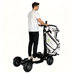 4 Tekerlekli Golf Scooter'ı 2400W Elektrikli Golf Arabası 48V 20Ah Lityum Pil ve Koltuklu Pnömatik Lastikler OEM - Product Image 5