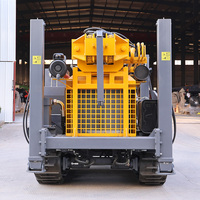 Foreuse de puits d'eau DTH 600M, hydraulique diesel, robuste, pour forage profond, sur chenilles, stable