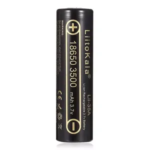 แบตเตอรี่ <span class=keywords><strong>LiitoKala</strong></span> <span class=keywords><strong>Lii</strong></span>-35A 18650 3500mAh 3.7V ของแท้ ชาร์จได้ ใช้กับไฟฉาย พาวเวอร์แบงค์ โดรน  กระแสไฟปล่อย 10A - Product Image 6