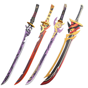 Espadas de Juguete de Madera de <span class=keywords><strong>Genshin</strong></span> <span class=keywords><strong>Impact</strong></span> para Cosplay, Arco de Guerra Favonius, Arco de Hierro, Flecha, Espada <span class=keywords><strong>Samurai</strong></span>, Accesorios de Armas para Cosplay de Madera - Product Image 1