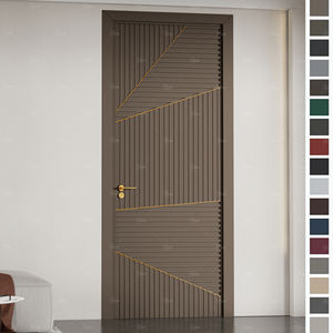 Puerta de Baño Estilo Australiano para Diseños de Hoteles al por Mayor, Puerta Cortafuego Interior Moderna de Madera Color Blanco - Product Image 4