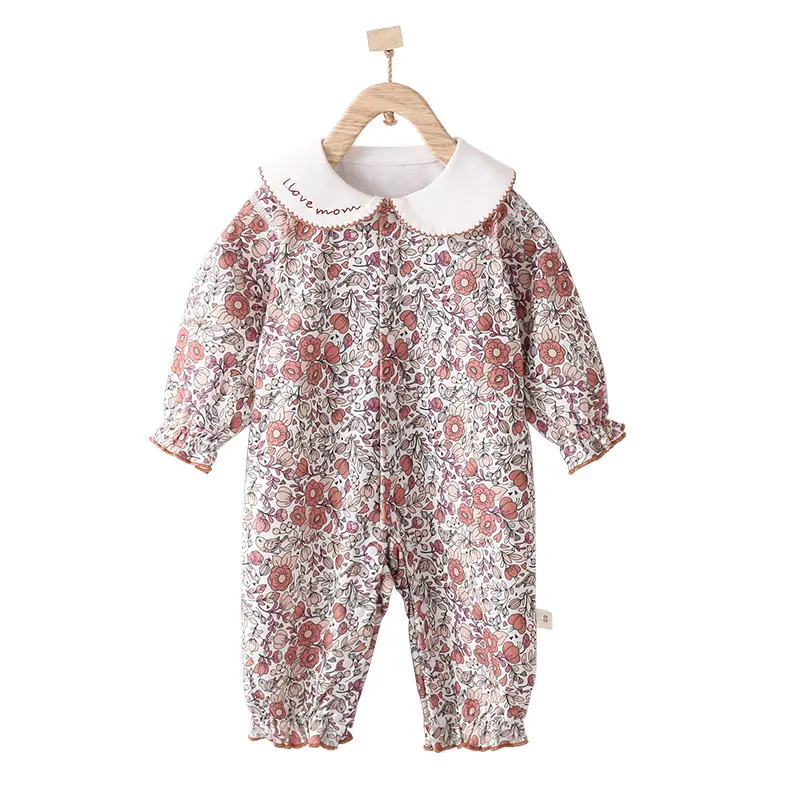 High Quality Customize Certified Organic Cotton soft New Born Baby Romper baby jumpsuit clothes