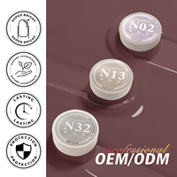 YezeColour Marque Privée OEM ODM 46 Teintes Gel UV Haute Pigmentation Nude en Pot Sans HEMA ni TPO, Lisse et Soyeux pour Manucure Professionnelle