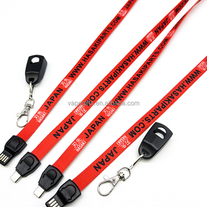 2024 New Item Type C 3 in 1 USB Cable Lanyards Lanyard Charging Cable 3 in 1 for Phone