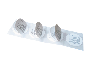 Étiquettes rondes amovibles multicouches, autocollants d'information multi-pages composites pour l'organisation, l'inventaire, les instructions de produits - Product Image 2