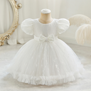 Vestiti per neonati per bambini vestiti rosa per festa di primo compleanno per <span class=keywords><strong>bambina</strong></span> abito formale per cena di natale adatto per bambini 0-3 anni - Product Image 4