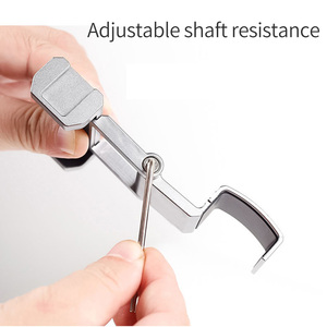 GREATYYT Soporte para teléfono de aleación de aluminio Clip-On Micrófono móvil Luz de relleno Bolsillo Compatible <span class=keywords><strong>Osmo</strong></span> <span class=keywords><strong>Pocket</strong></span> 1/2 Accesorio de acción deportiva - Product Image 2