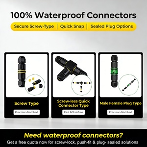 Conector de Desconexión Rápida Impermeable IP68, Enchufe de 2-5 Pines, 24A 450V, Conector de Cable Eléctrico con Junta Sellada - Product Image 5