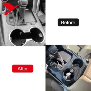 Para <span class=keywords><strong>Toyota</strong></span> <span class=keywords><strong>Land</strong></span> <span class=keywords><strong>Cruiser</strong></span> <span class=keywords><strong>300</strong></span> LC300 FJ300 J300 <span class=keywords><strong>2022</strong></span> 2023, Cubierta Decorativa para el Panel de Cambios <span class=keywords><strong>Interior</strong></span> del Automóvil, Fibra de Carbono ABS Negra, 1 Pieza - Product Image 3