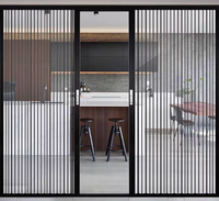 Porte pliante magnétique à installation rapide, étanche, moderne, pour petit appartement, cuisine, salon, cloison.