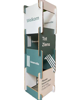 10mm 16mm Sandwich Panneaux Carton Carton Ondulé pour Carton Brochure Stand et Photo Booth Toile de Fond Conseil