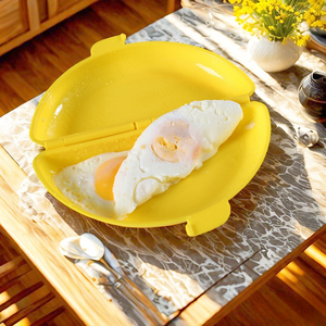 <span class=keywords><strong>Cuiseur</strong></span> d'oeufs en plastique antiadhésif de lave-vaisselle de fabricant d'omelette de braconnier d'oeufs de <span class=keywords><strong>micro</strong></span>-ondes pour la préparation facile de petit déjeuner - Product Image 1