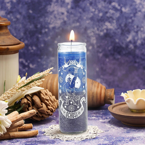 热卖七个非洲大国Elegua Orisha 7天玻璃教堂精神蜡烛批发布吉天主教 - Product Image 4