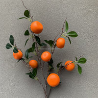 Super Star A-507 Hoogwaardig Ecologisch Schuim Kunstmatige Fruit Tangerine Sinaasappel Bos Bloemstuk 66/96cm voor Bruiloft Huis