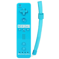 2 en 1 avec Motion Plus intégré sans fil pour la télécommande de la Wii - Multicolore