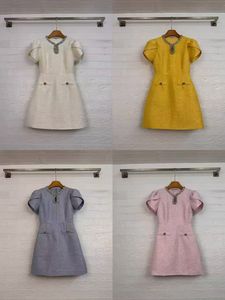 Vestido Mini de Línea A con Lentejuelas y Cuentas, Estilo Vintage Francés, Transfronterizo Europeo Americano, para Fiestas de Verano, con Aberturas - Product Image 5