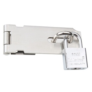 Serrure à fermoir agrafe loquets de porte serrure avec vis antivol hangar en acier inoxydable ménage porte armoire matériel anti-effraction - Product Image 6