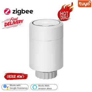 Nuovo Prodotto Valvola Termostatica <span class=keywords><strong>per</strong></span> Radiatore TRV Intelligente Programmabile Zigbee 3.0, Set da 6 TRV con 1 Hub Wireless - Product Image 2