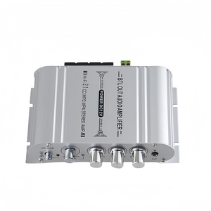 ST-838 <span class=keywords><strong>HiFi</strong></span> 2.1 canaux amplificateur de puissance stéréo basse amplificateur de son RMS 20Wx2 + 40W classe D Mini lecteur multimédia MP3 voiture noir maison amplifier - Product Image 1