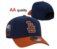 Casquette de baseball AA de haute qualité 2026 en gros, casquette hip-hop ajustable brodée en 3D, style Yankees