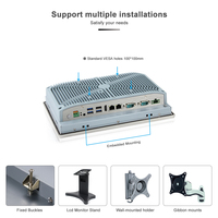 PC tactile industriel 10,1'' pour automatisation industrielle, IP66, montage encastré, écran tactile industriel avec Windows 11/Linux