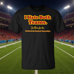 Camiseta Promocional de Fútbol con la Frase 'Odio a Ambos Equipos' - Product Image 3