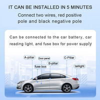 Mini localisateur GPS filaire avec positionnement WiFi LBS pour véhicules - Dispositif de suivi de flotte avec alertes géofences et lecture de l'historique