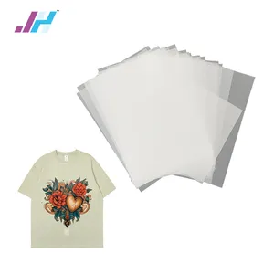 Film d'imprimante PET DTF à transfert de chaleur à froid/chaud double face mat 60cm A3 pour imprimante de t-shirts à jet d'encre numérique