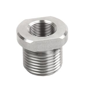 Adaptador de filtro de combustible de acero inoxidable 1/2-28 a 3/4-16 para modificación y actualización de automóviles - Product Image 2