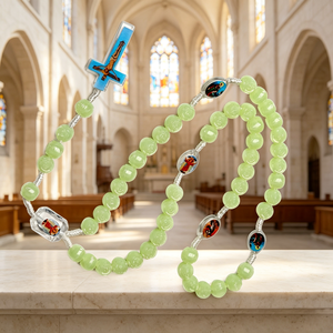 Magnifiques chapelets catholiques avec étui, Israël, Vierge Marie, bijoux en acier, vente en gros, pour souvenir, chapelets catholiques de luxe - Product Image 4