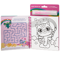 Carnet de coloriage en carton Aqua Magic Sweet Dreams Friends pour enfants de 3 à 6 ans, 8,5 pouces