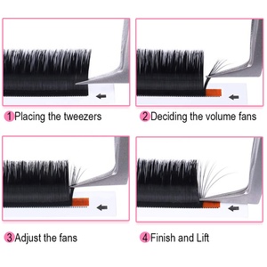 Extensions <span class=keywords><strong>de</strong></span> <span class=keywords><strong>cils</strong></span> plates en cachemire doux mat, formes C, CC, D, 8-15mm, effet ellipse, en promotion - Product Image 4