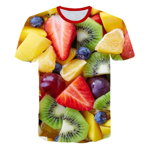 Camiseta de Manga Corta para Hombre, Estampado Digital Tropical, Tejido 100% Poliéster, Estilo Casual Urbano - Product Image 1
